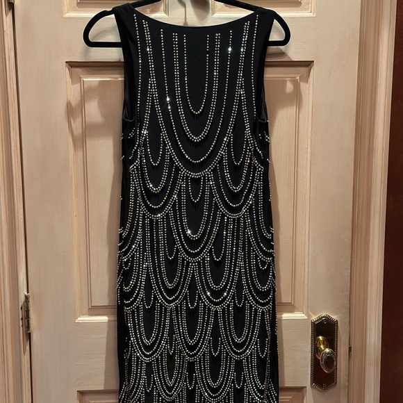 Betsy & Adam Studded Scalloped Dress - Picture 3 of 3